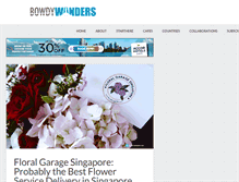 Tablet Screenshot of bowdywanders.com